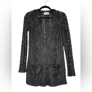 Denim & Supply Ralph Lauren Black and Gray Knit Sweater